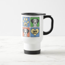 Jag älskar engelska Setters Kaffe Kopp