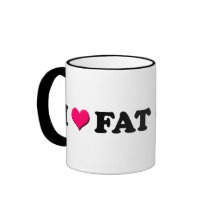 Jag älskar feta flickor - kaffemugg