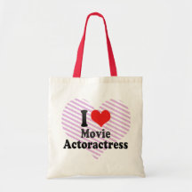 Jag älskar filmen Actoractress Tote Bags
