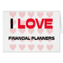 JAG ÄLSKAR FINANSIELLA PLANNERS HÄLSNINGS KORT