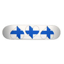 Jag älskar Finland Anpassningsbara Skateboard