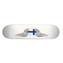 Jag älskar Finland - vingar Skate Deck