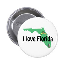 jag älskar Florida porducts Knappar Med Nål