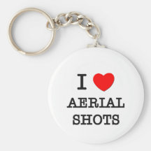 Jag älskar flyg- Shots Nyckelring