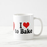 Jag älskar för att baka kaffe mugg