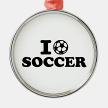 Jag älskar fotboll juldekoration