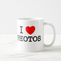 Jag älskar foto kaffe kopp