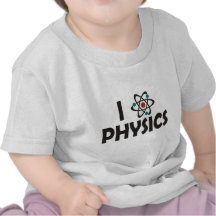 Jag älskar fysik tee shirts