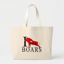 Jag älskar galttote bags