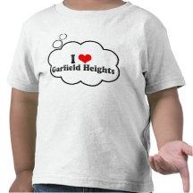 Jag älskar Garfield höjder, United States T-shirts