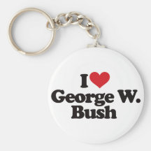 Jag älskar George W Bush Nyckelringar