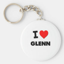 Jag älskar Glenn Nyckelringar