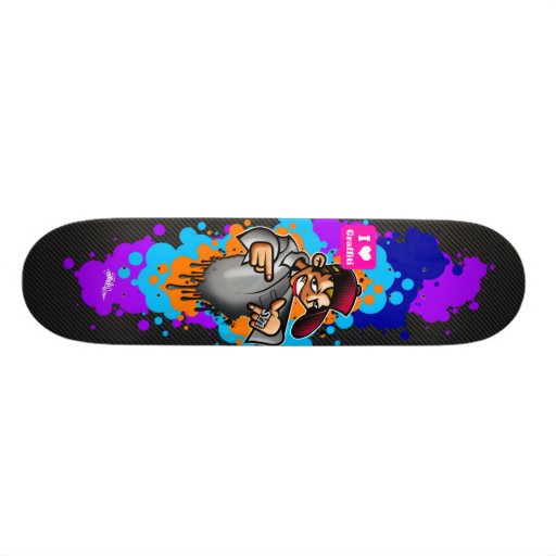 Jag älskar grafittiB-Pojken Skate Board
