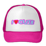 Jag älskar gulliga Kawaii t-skjortor & mer Baseball Hat