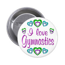 Jag älskar gymnastik pins