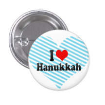 Jag älskar Hanukkah Knapp Med Nål