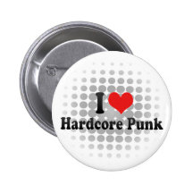 Jag älskar Hardcore Punk Knapp