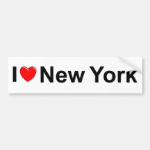 Jag älskar hjärta) New York Bildekaler
