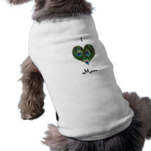 Jag älskar hund tröja för mammapåfågelhjärta