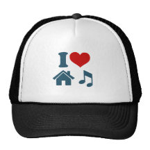 Jag älskar husmusik baseball hat