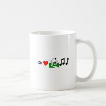 Jag älskar husmusik! kaffe muggar