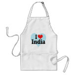 Jag älskar Indien Förkläden