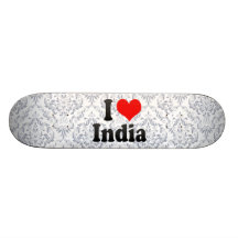 Jag älskar Indien Skate Deck