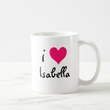 Jag älskar Isabella Kaffe Muggar