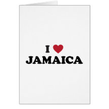 Jag älskar Jamaica Kort
