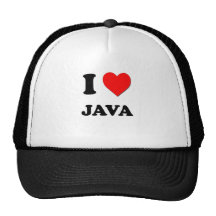 Jag älskar Java (mat) Trucker Keps