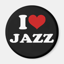 Jag älskar Jazz Magneter För Kylskåp