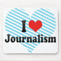 Jag älskar journalistik mus matta