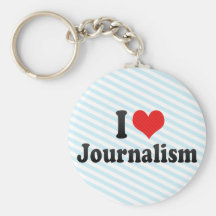 Jag älskar journalistik nyckel ringar