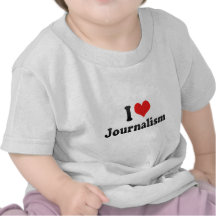 Jag älskar journalistik t-shirts