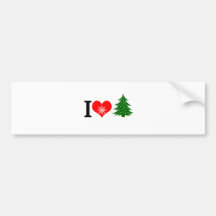 Jag älskar jul bildekal