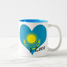 Jag älskar Kasakhstan Mugg