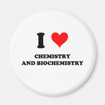 Jag älskar kemi och Biochemistry Magneter För Kylskåp