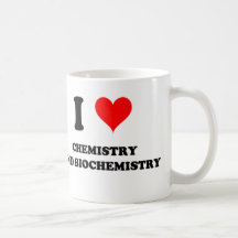 Jag älskar kemi och Biochemistry Mugg