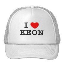 Jag älskar Keon Baseball Hat