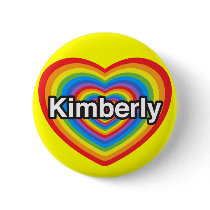 Jag älskar Kimberly. Jag älskar dig Kimberly. Hjär