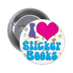 Jag älskar klistermärkebokar! pins