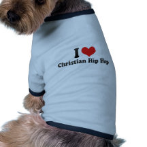 Jag älskar kristen hip hop hund tee