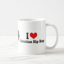 Jag älskar kristen hip hop kaffe muggar