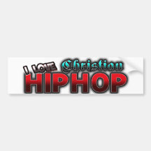 Jag älskar kristen HIP HOPmusik Bildekaler