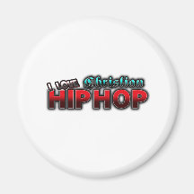 Jag älskar kristen HIP HOPmusik Magneter