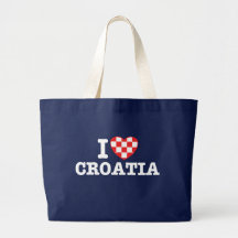 Jag älskar Kroatien Tygkasse