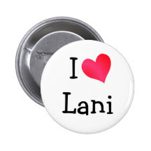 Jag älskar Lani Knappar