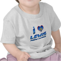 Jag älskar Lewis, New York Tee Shirt
