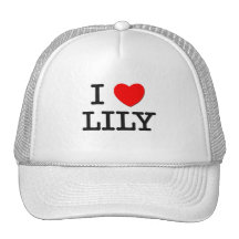 Jag älskar liljan baseball hat