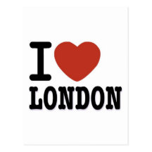 JAG ÄLSKAR LONDON VYKORT